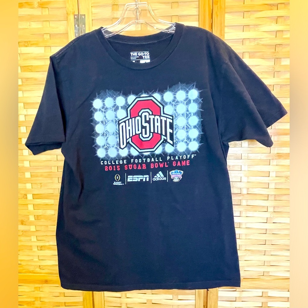 Ohio State Buckeyes 2015 Sugar Bowl Adidas T shirt  OSU Football Size Large
